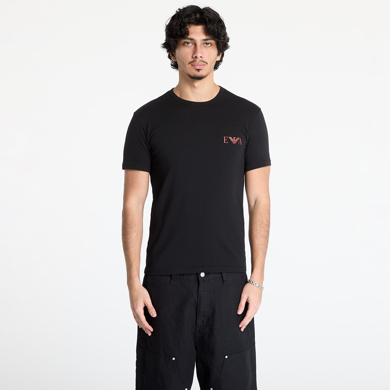 T-särgid EA7 Emporio Armani 2-Pack Crew Neck T-Shirt White/ Black
