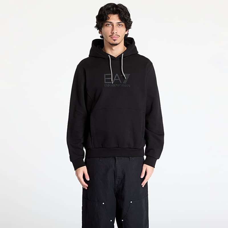 Sweatshirt EA7 Emporio Armani Train Visibility M Hoodie Rn B Black