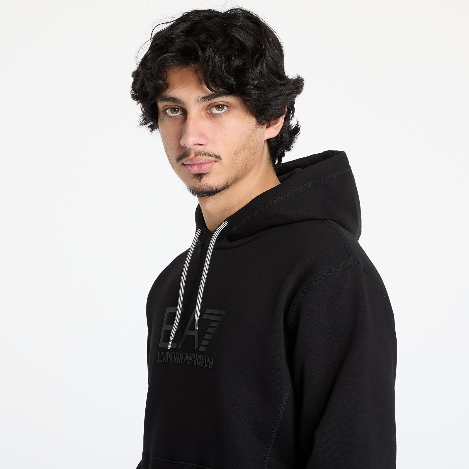 Mikine EA7 Emporio Armani Train Visibility M Hoodie Rn B Black