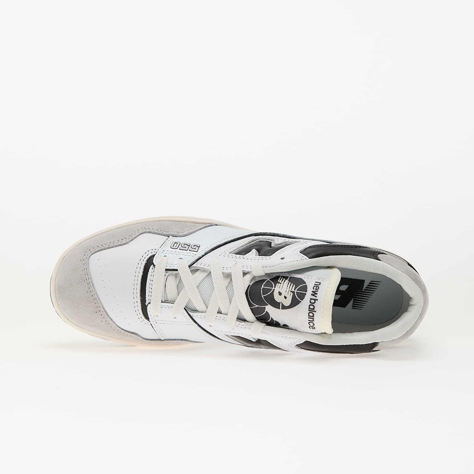 Baskets et chaussures pour hommes New Balance 550 White/ Grey/ Black