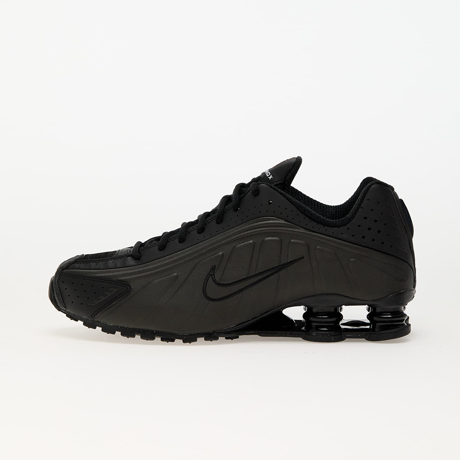 Vīriešu čības un apavi Nike Shox R4 Black/ Black-Black-Bright Crimson