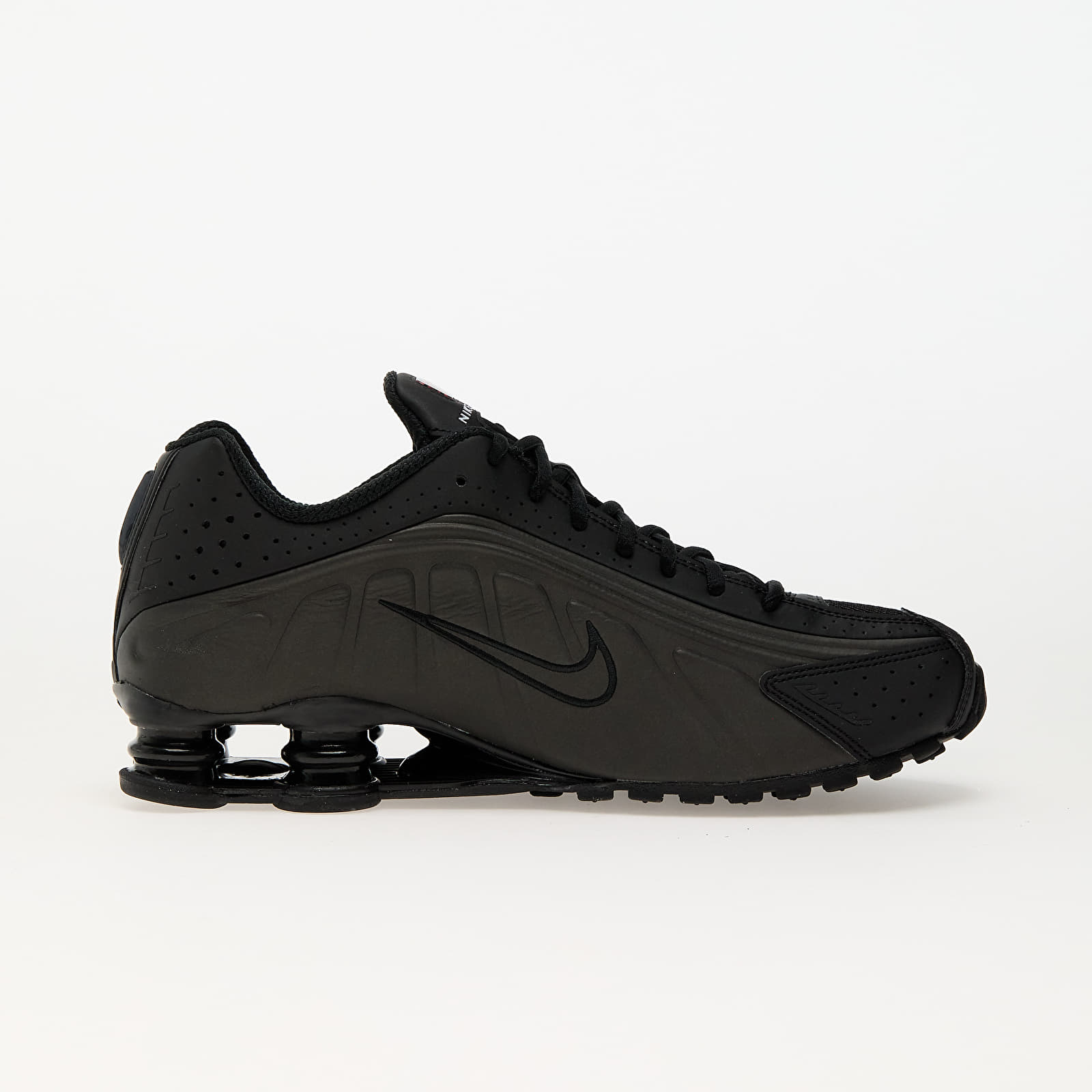 Vīriešu čības un apavi Nike Shox R4 Black/ Black-Black-Bright Crimson