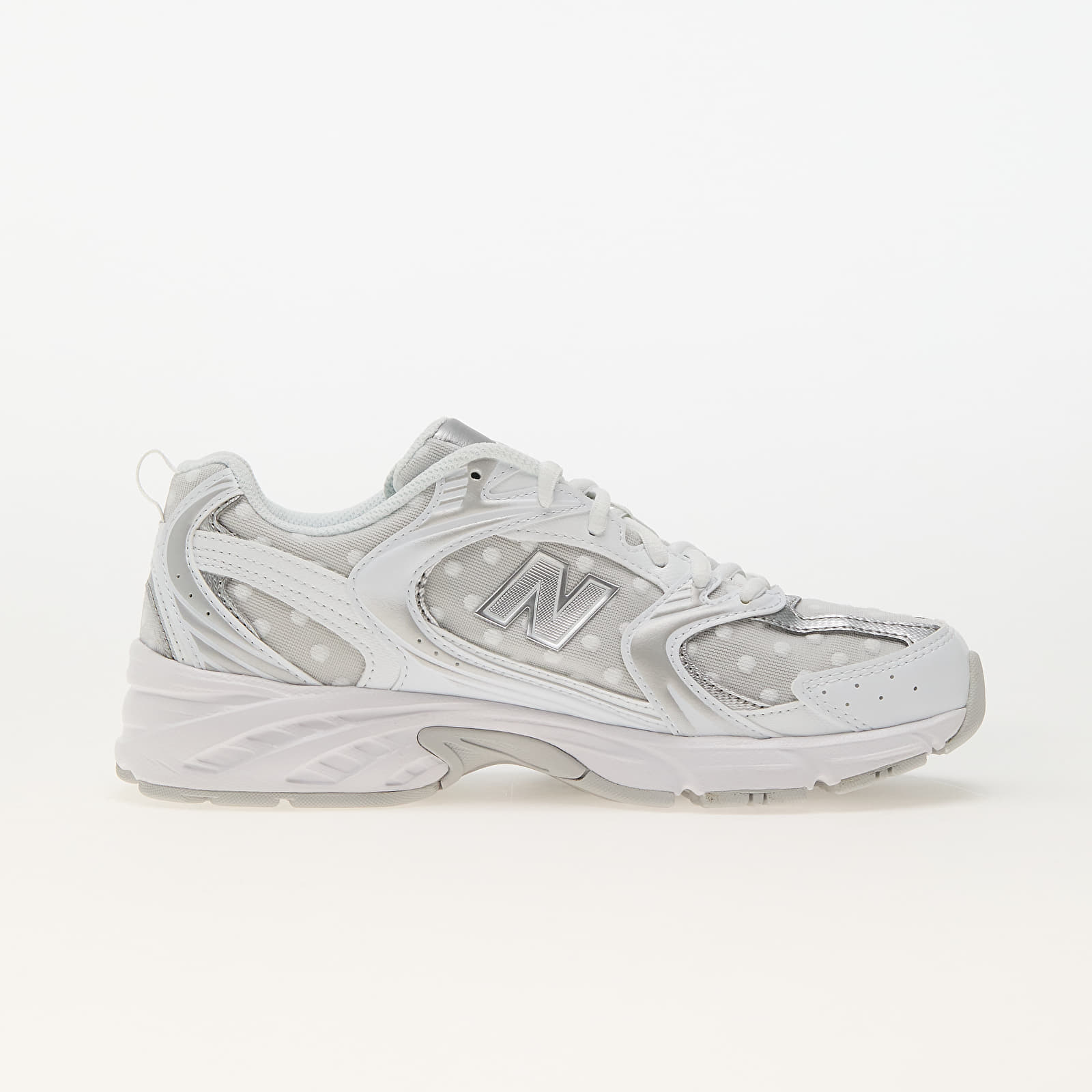 Men's sneakers and shoes New Balance 530 White/ Silver Metallic/ Polka Dots