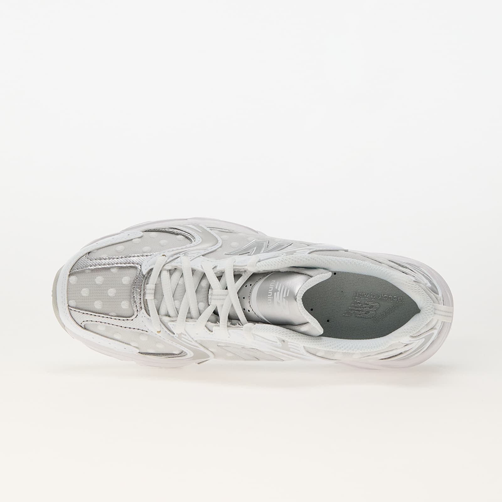 Men's sneakers and shoes New Balance 530 White/ Silver Metallic/ Polka Dots