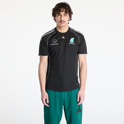 Dres adidas x Mercedes AMG Petronas F1 Team Mechanics Jersey Black/ Black/ Reflective Silver