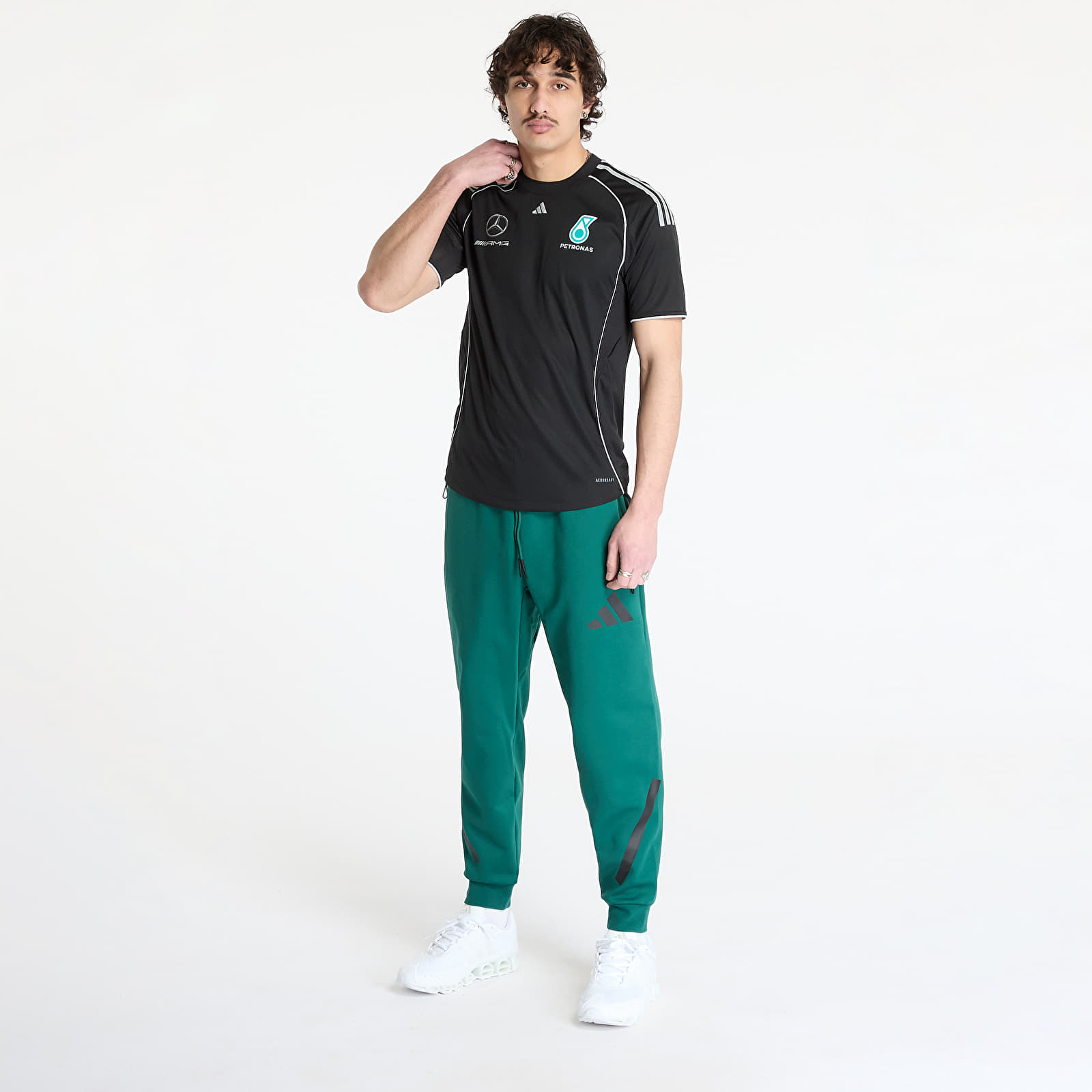Spodnie dresowe męskie adidas Z.N.E. Pant Collegiate Green