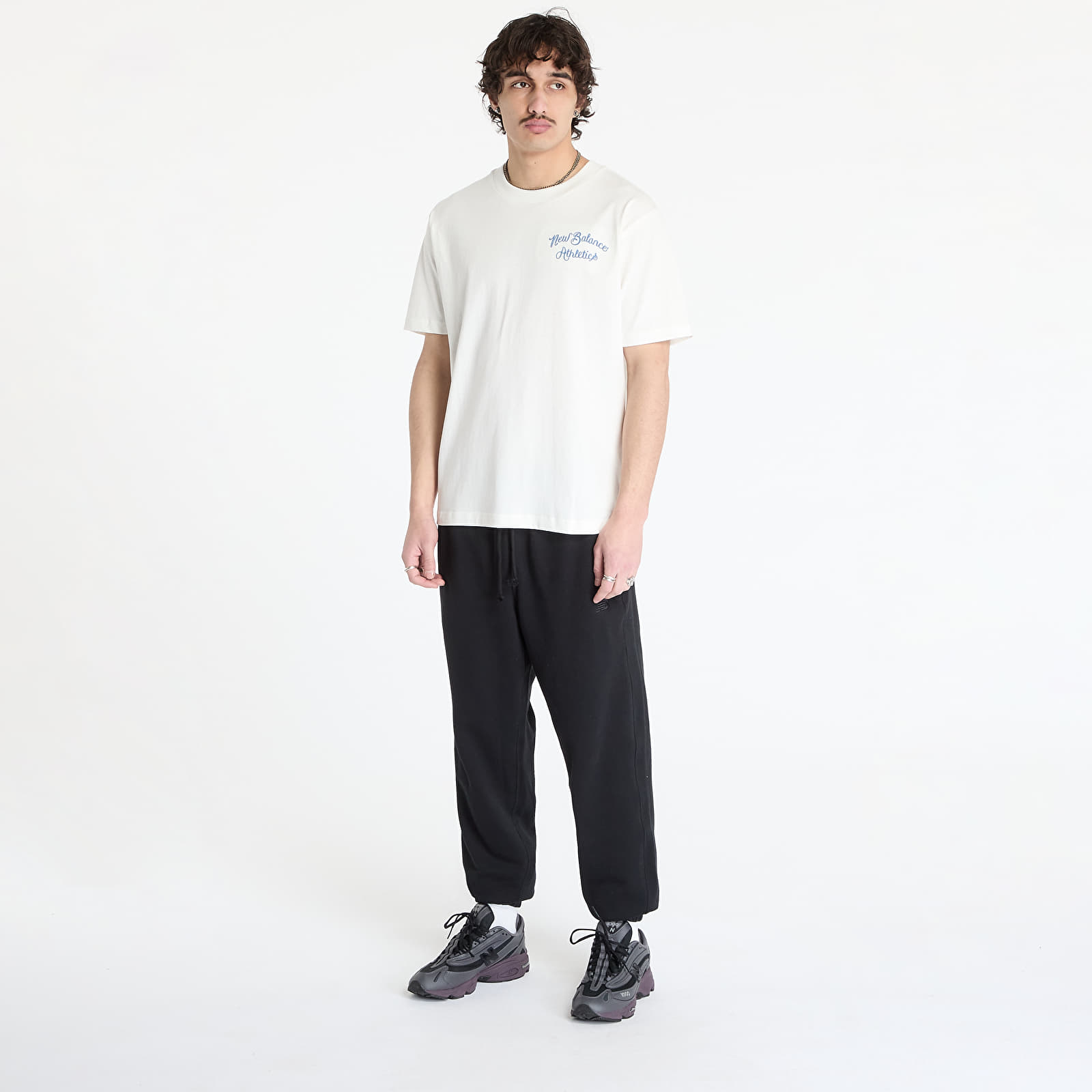 Meeste T-särgid New Balance Athletics Relaxed League T-Shirt White