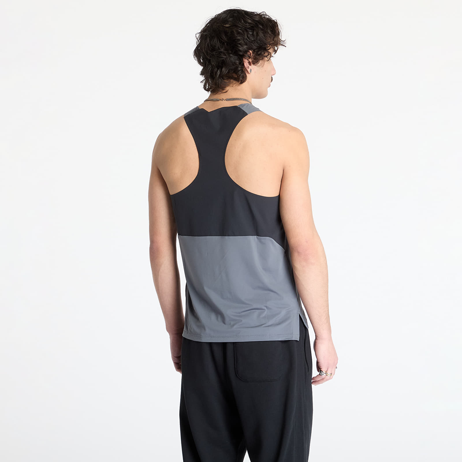 Camisetas de tirantes para hombre New Balance Race Day Tank Top Grey