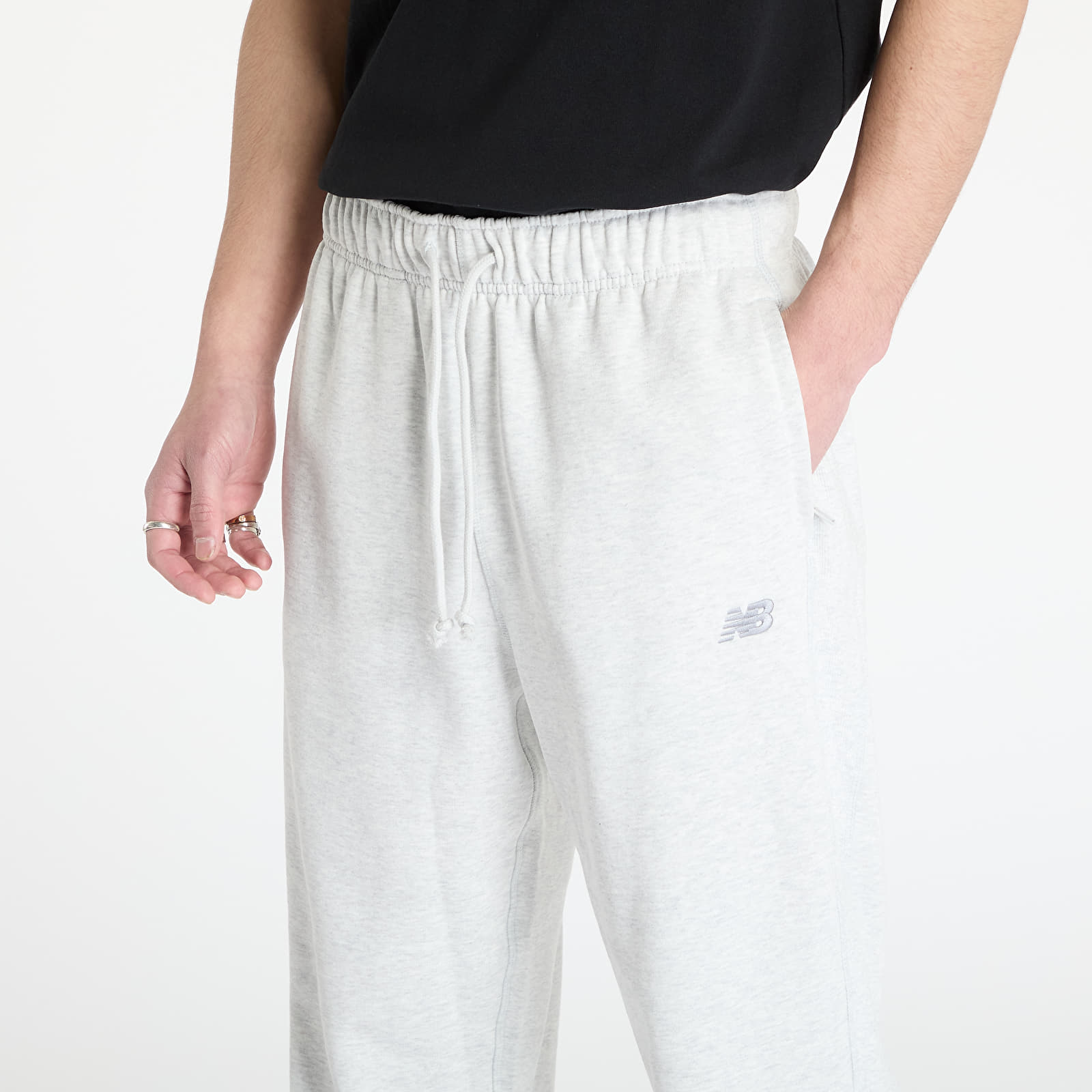 Pantalones de chándal para hombre New Balance Athletics French Terry Joggers Grey