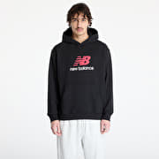New Balance Athletics French Terry Logo Hoodie Black