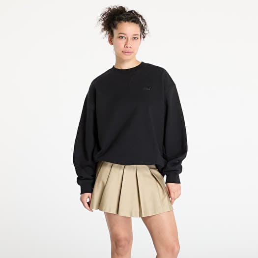 New Balance Athletics French Terry Crew Sweatshirt Black