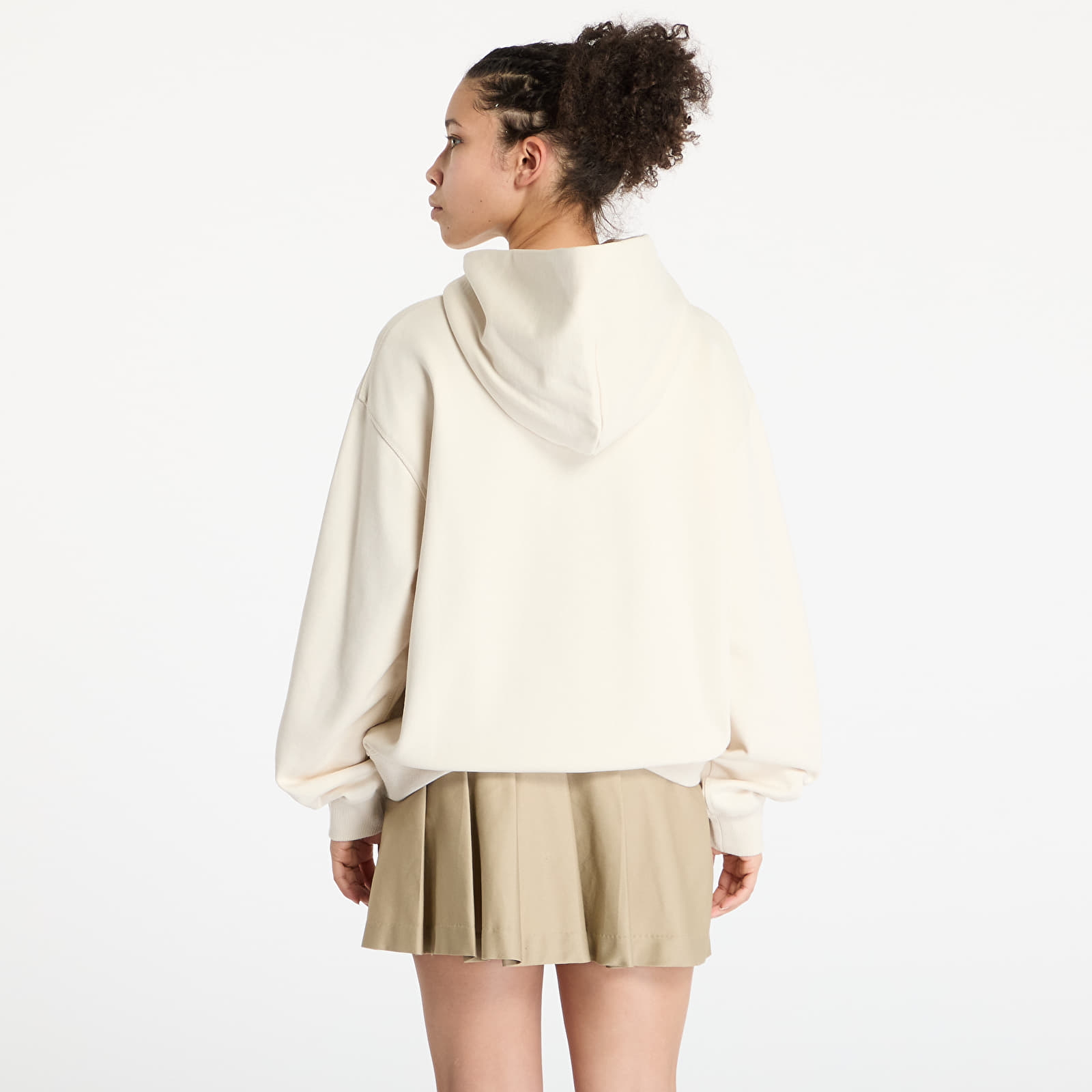 Women's Sweatshirts New Balance Athletics French Terry Hoodie Beige