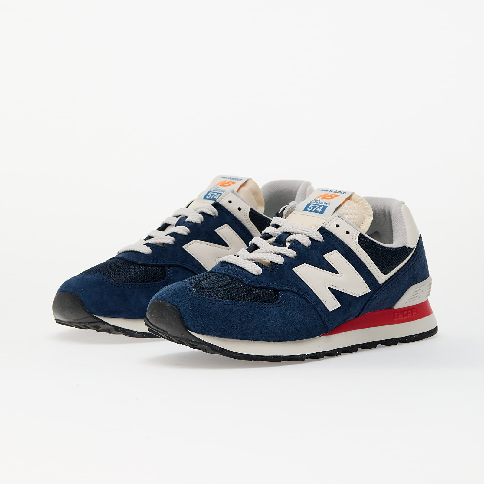 Męskie trampki i buty New Balance 574 Navy Blue/ White/ Red