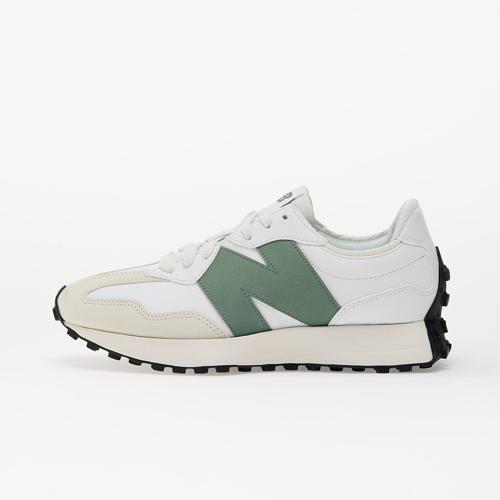 Zapatillas Hombre New Balance 327 White/ Green/ Beige