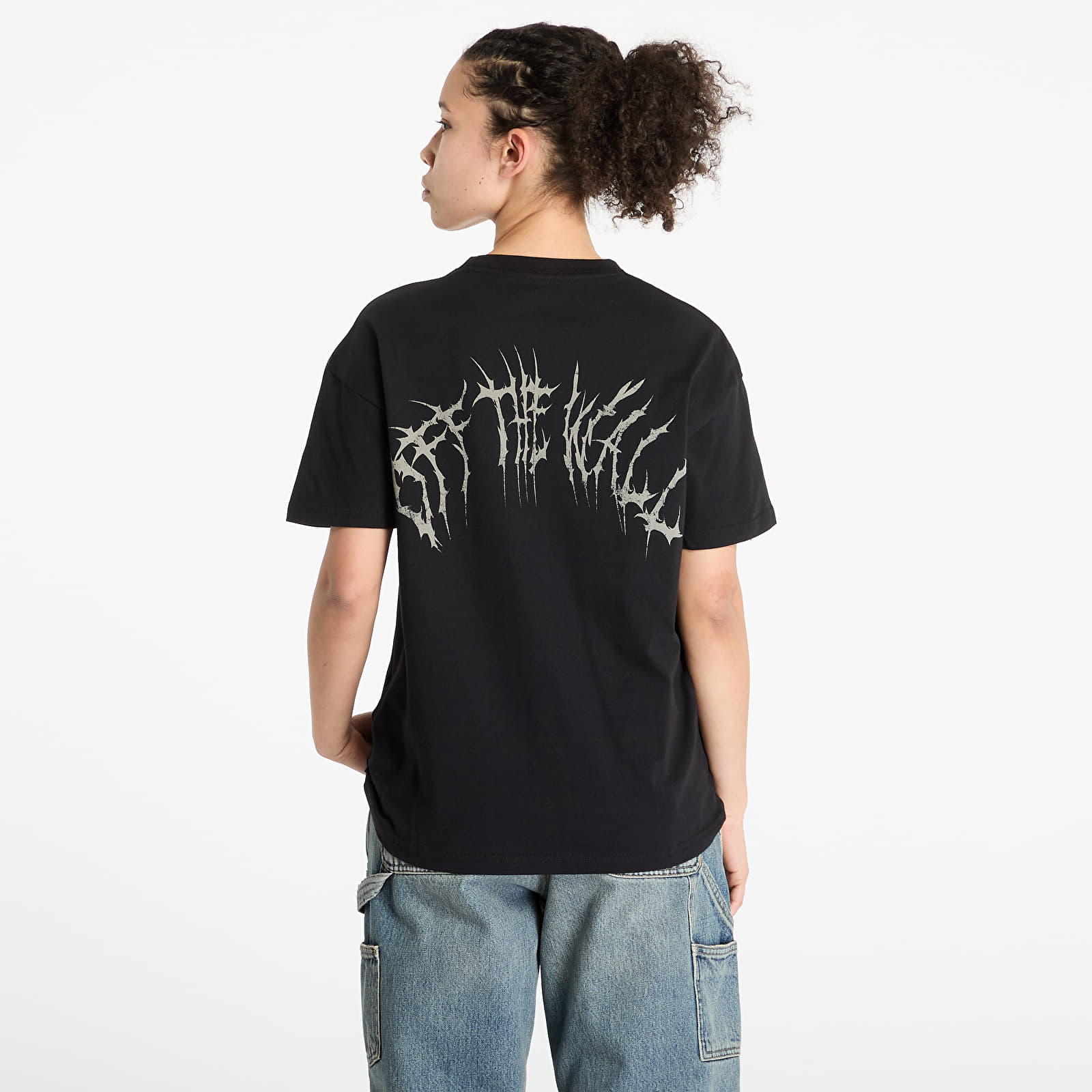 T-shirts Vans Metal University Oversized SS Tee Black