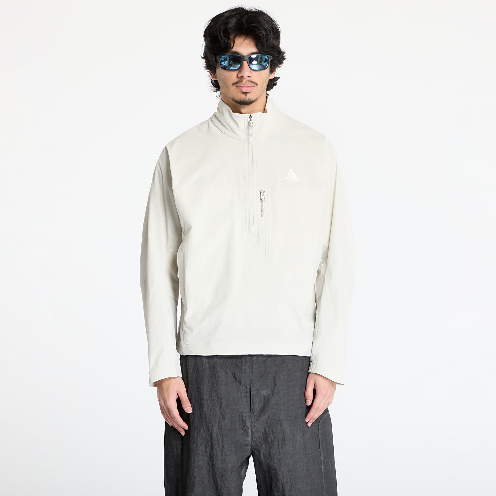 Men's jackets Nike ACG "Canyon Farer" Men's Anorak Jacket Light Bone/ Lt Iron Ore/ Summit White