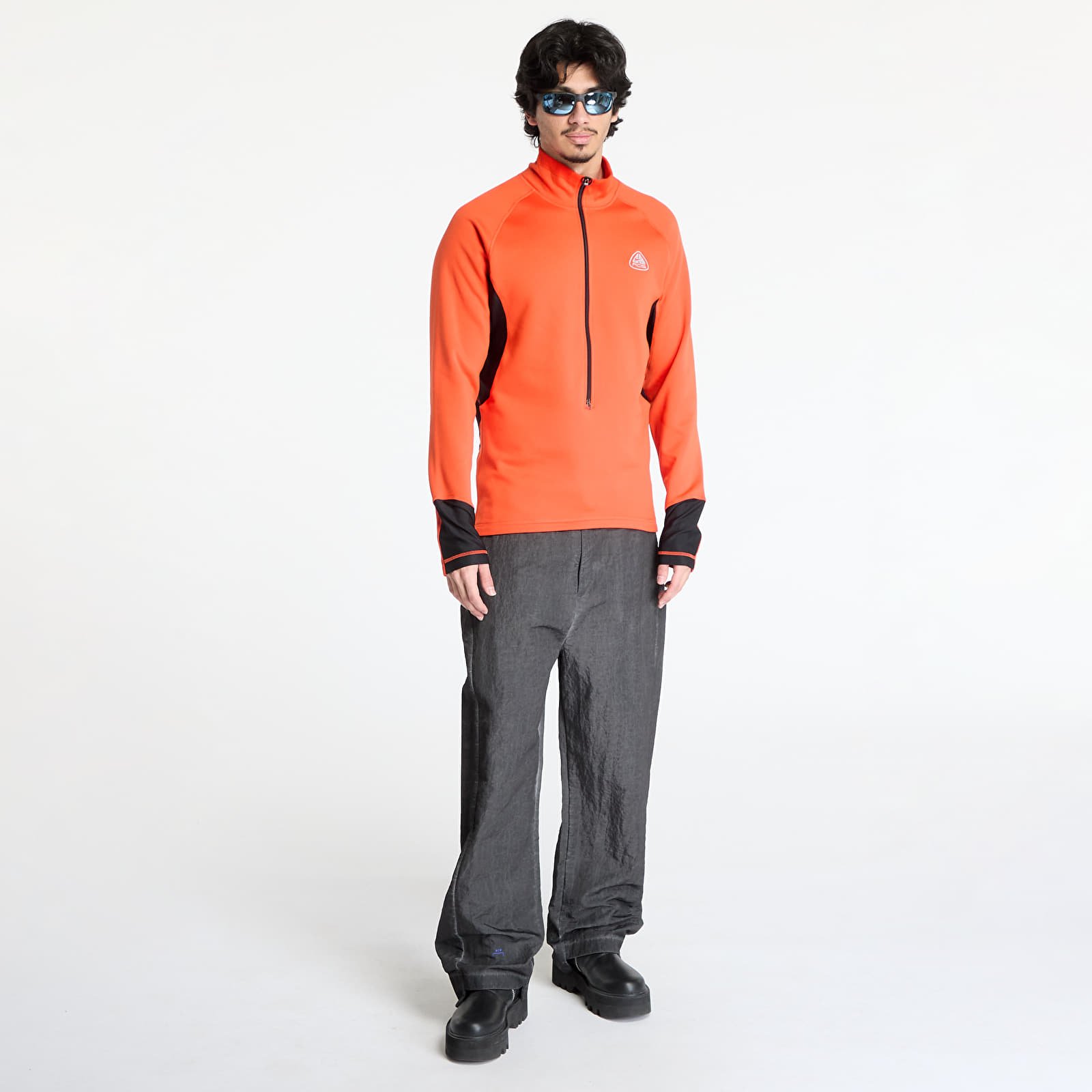 Bluzy męskie Nike ACG "Oregon Series" Reissue Men's Polartec® Top Picante Red/ Black/ Wolf Grey
