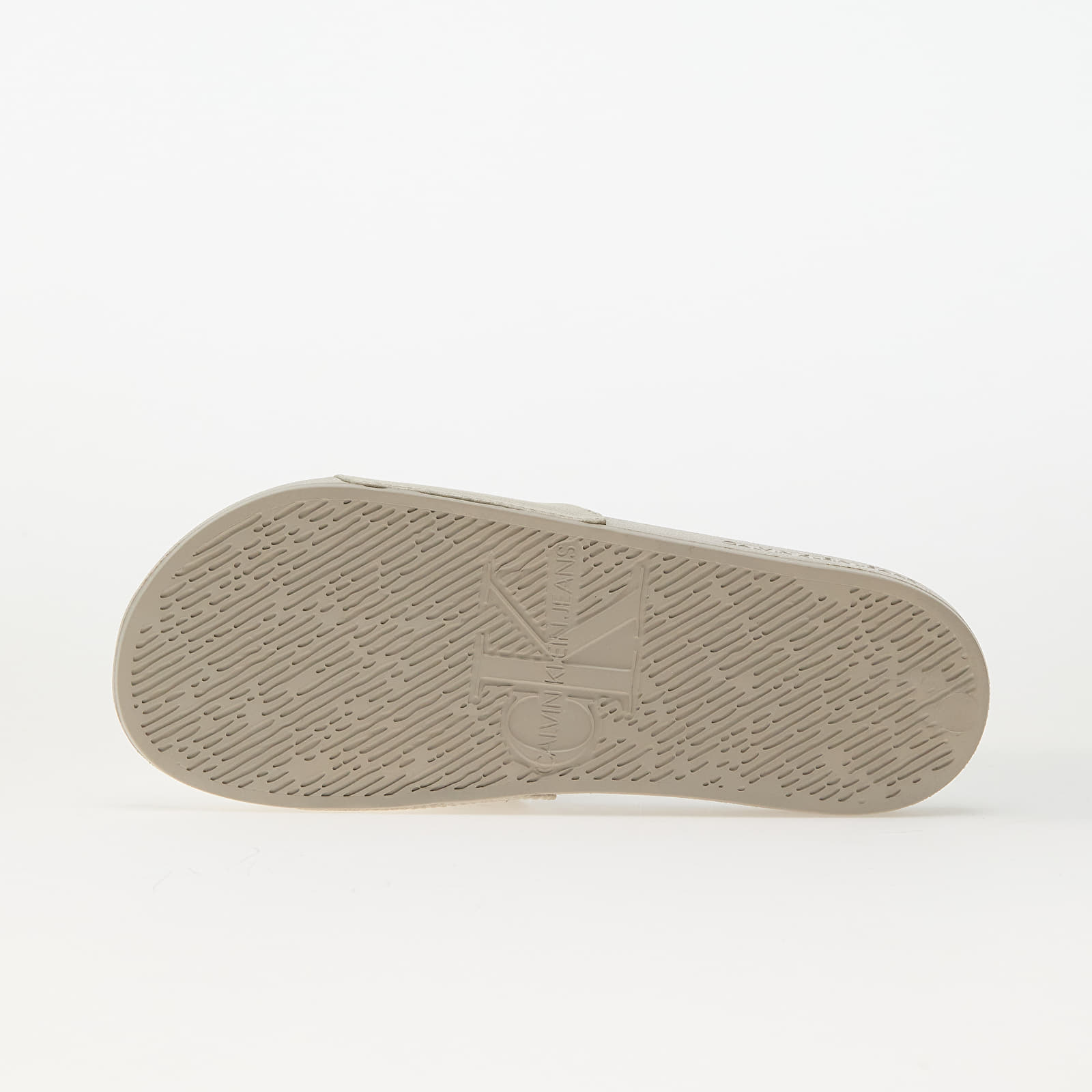 Muške tenisice Calvin Klein Jeans Slide Aop Print Beige