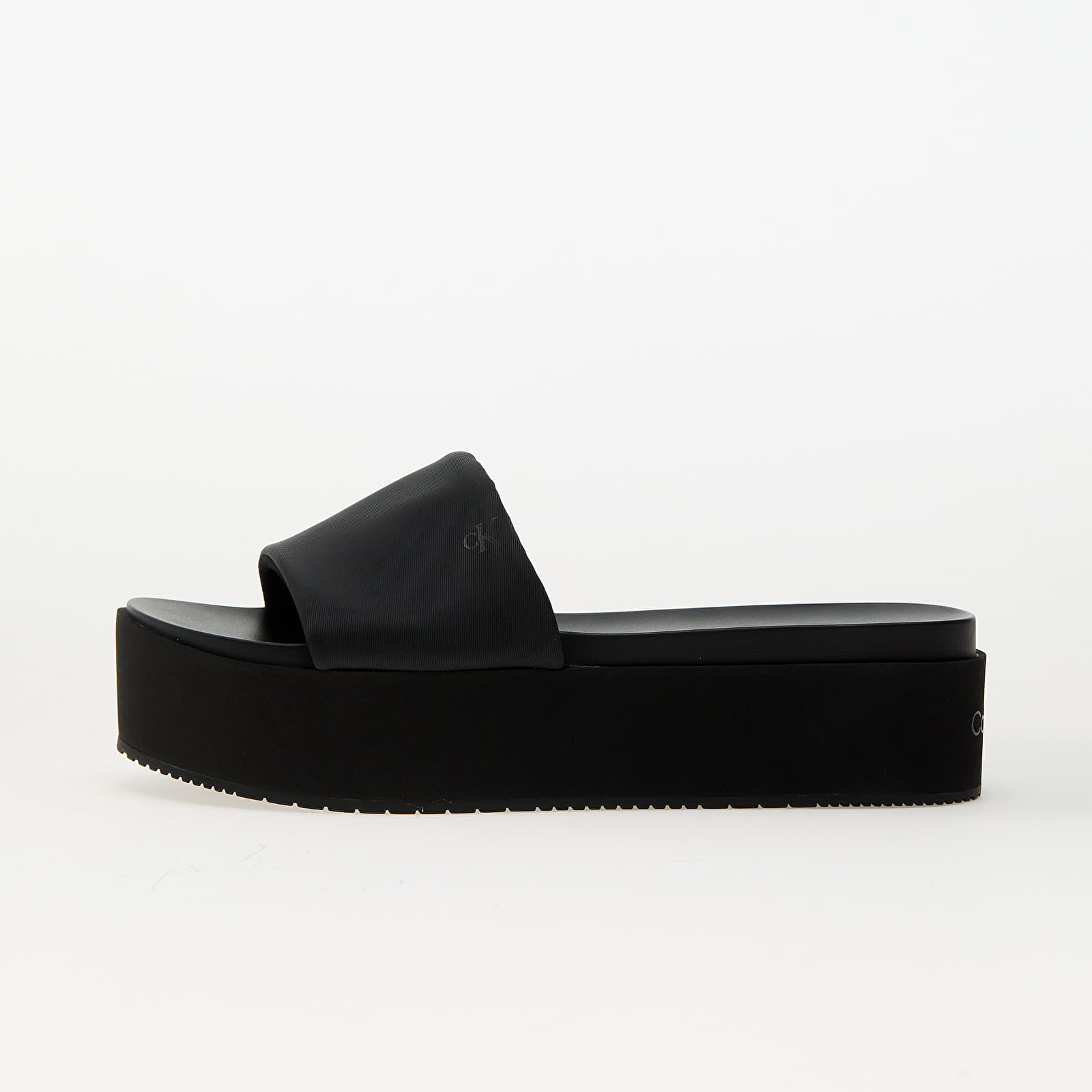Ženske tenisice Calvin Klein Jeans Flatform Sandal Slid Black