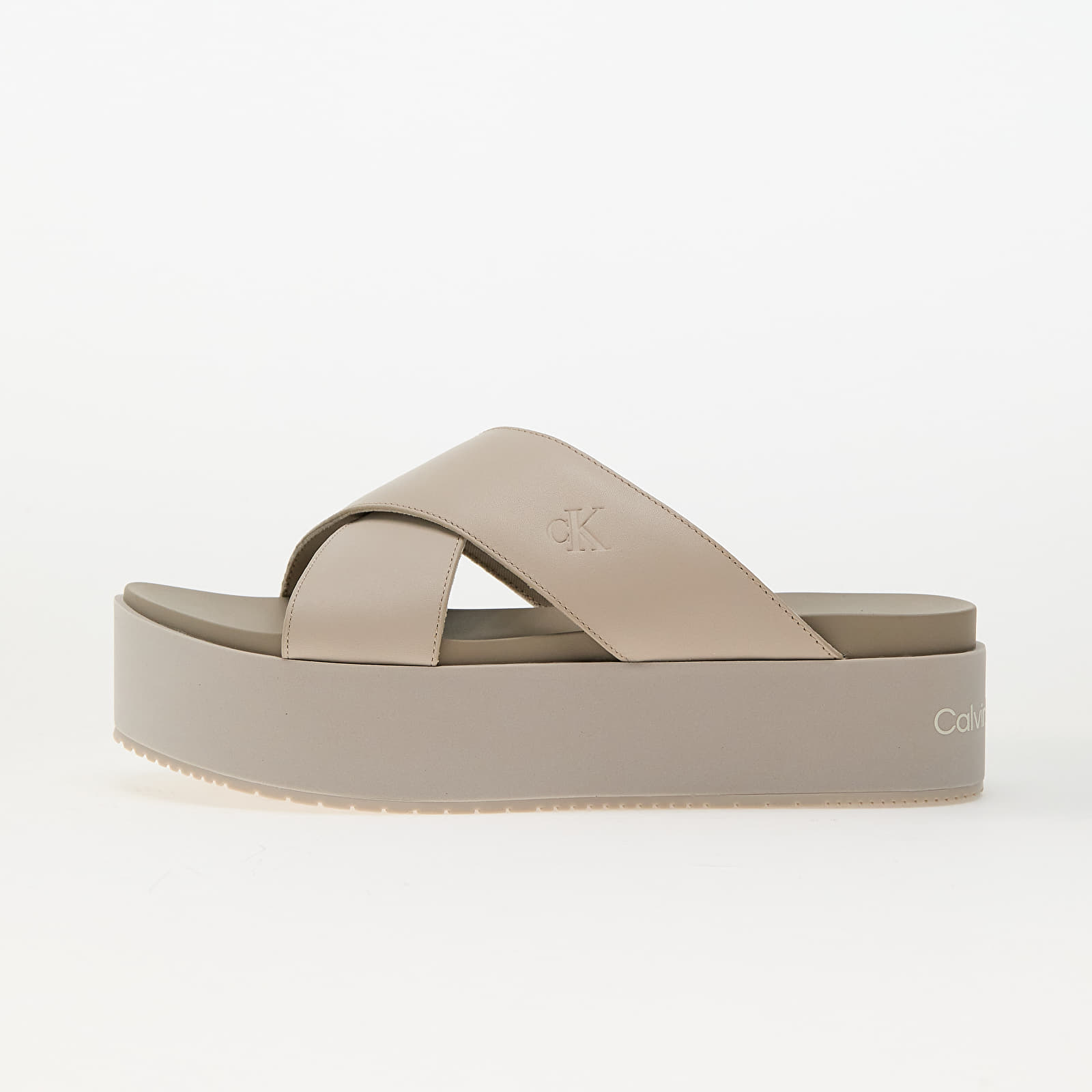 Women's sneakers and shoes Calvin Klein Jeans Flatform Cross Mg Uc Beige