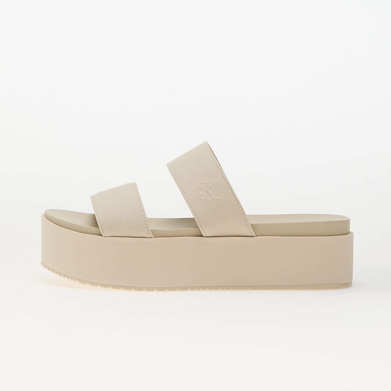 Ženske tenisice i cipele Calvin Klein Jeans Flatform Sandal Webb Beige
