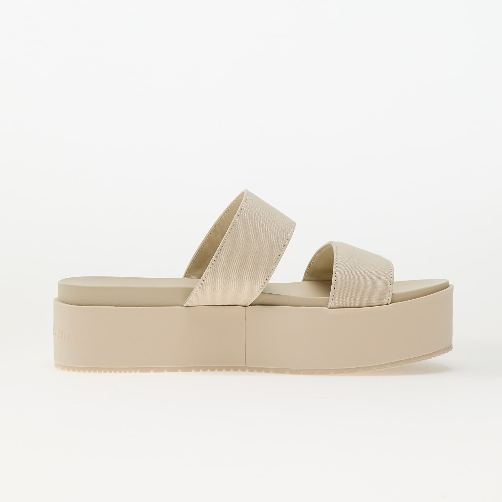 Ženske tenisice i cipele Calvin Klein Jeans Flatform Sandal Webb Beige