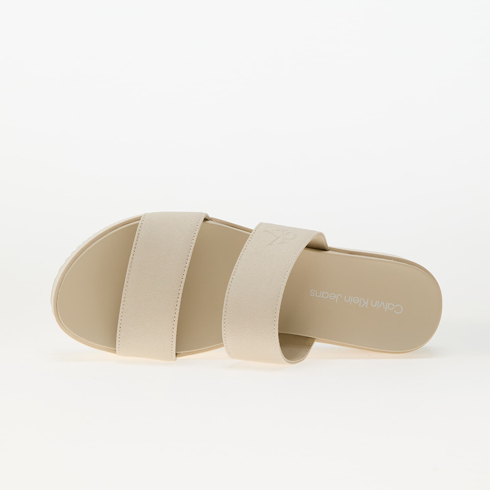 Ženske tenisice i cipele Calvin Klein Jeans Flatform Sandal Webb Beige