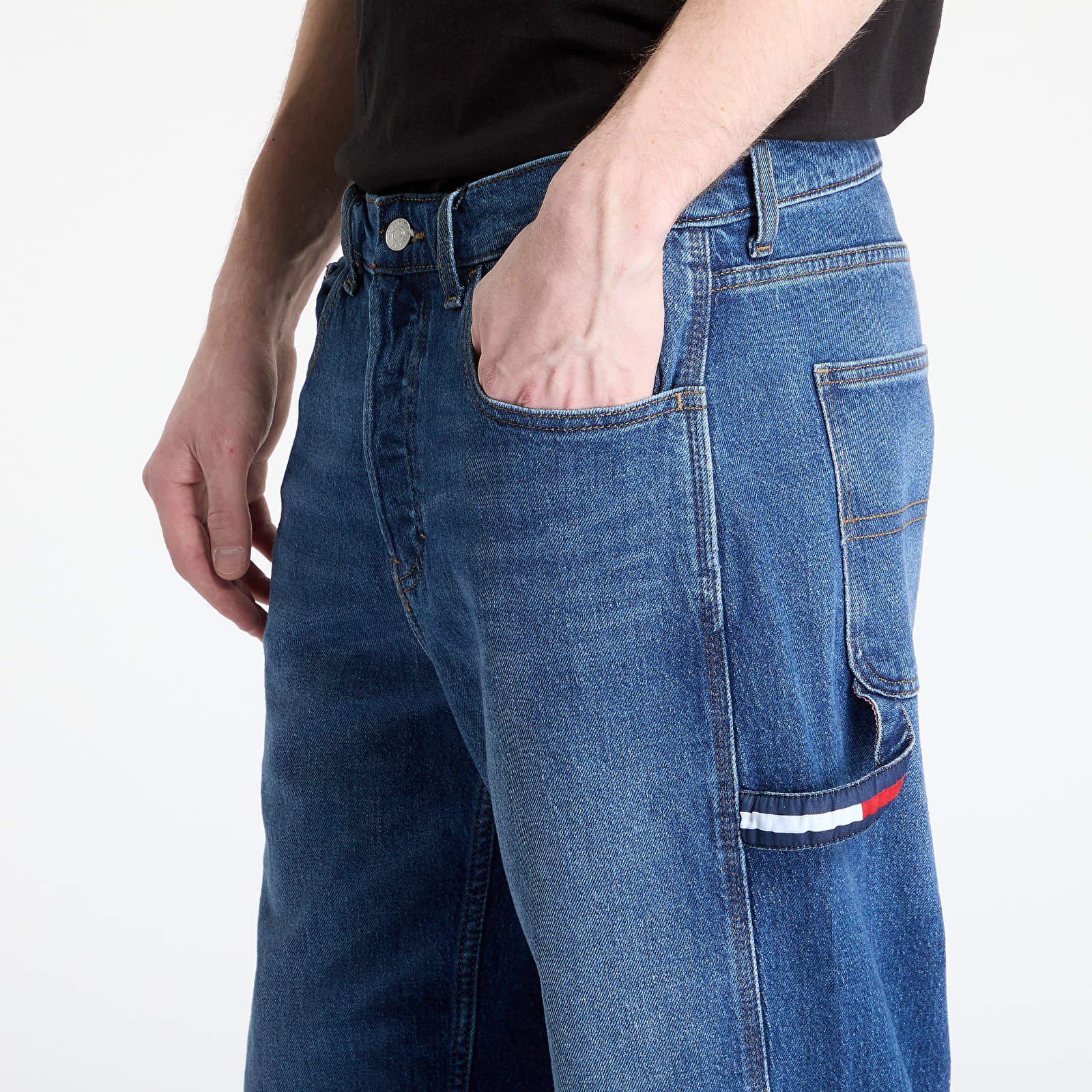 Férfi farmerek Tommy Jeans Jaimie Relaxed Straight Carp Jeans Denim