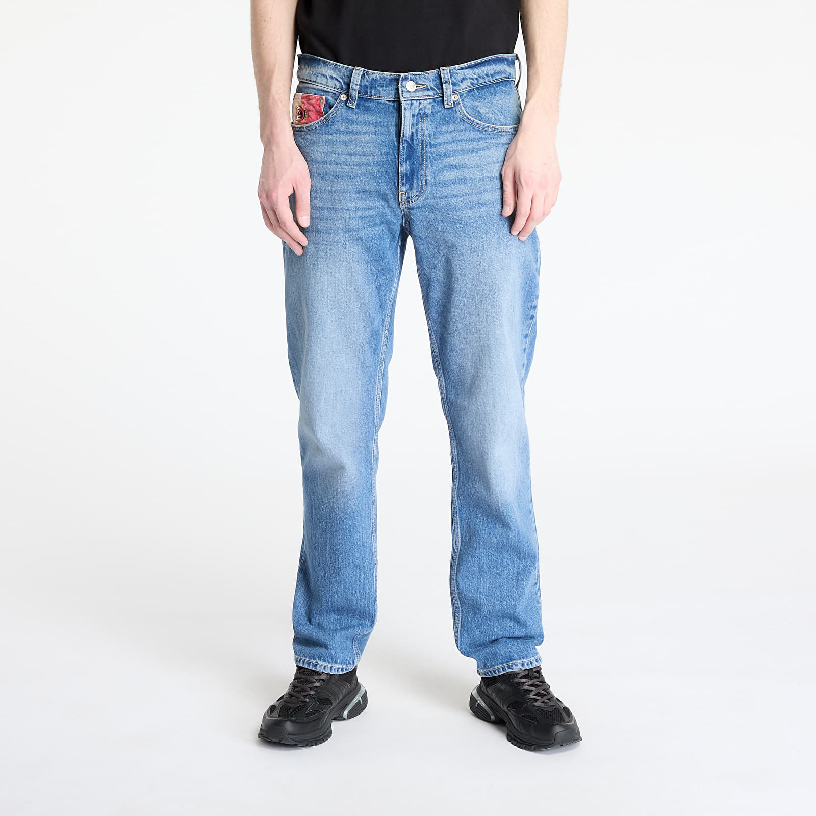 Muške traperice Tommy Jeans Ryan Slim Straight Jeans Denim Medium