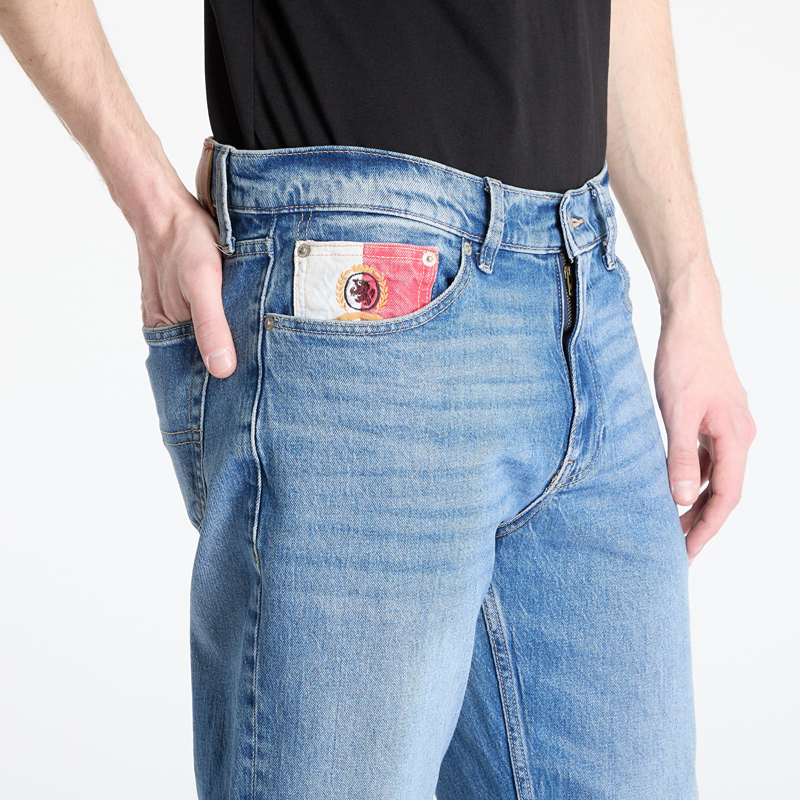Muške traperice Tommy Jeans Ryan Slim Straight Jeans Denim Medium