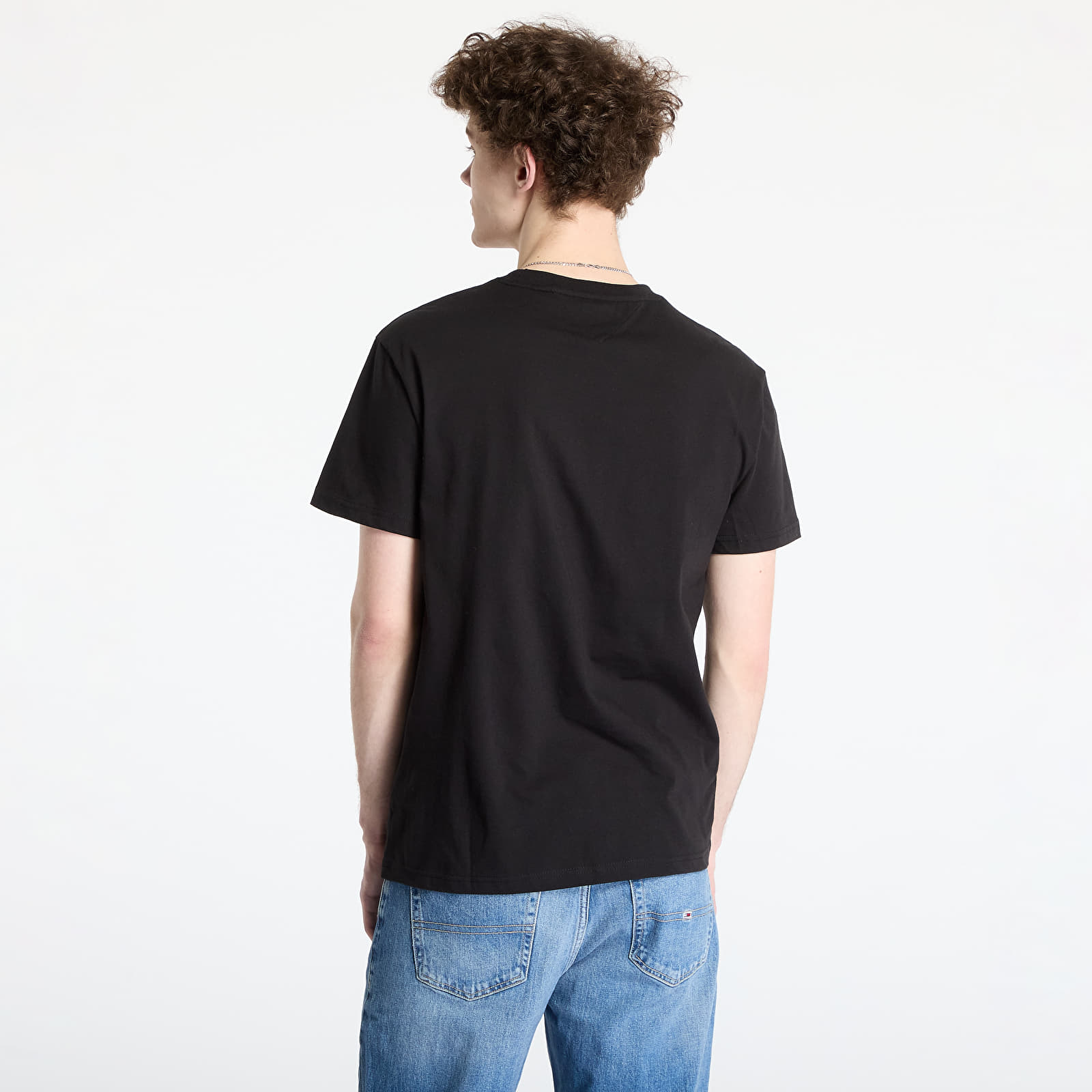 Moške majice Tommy Jeans Reg Dna Graphic Tee Black