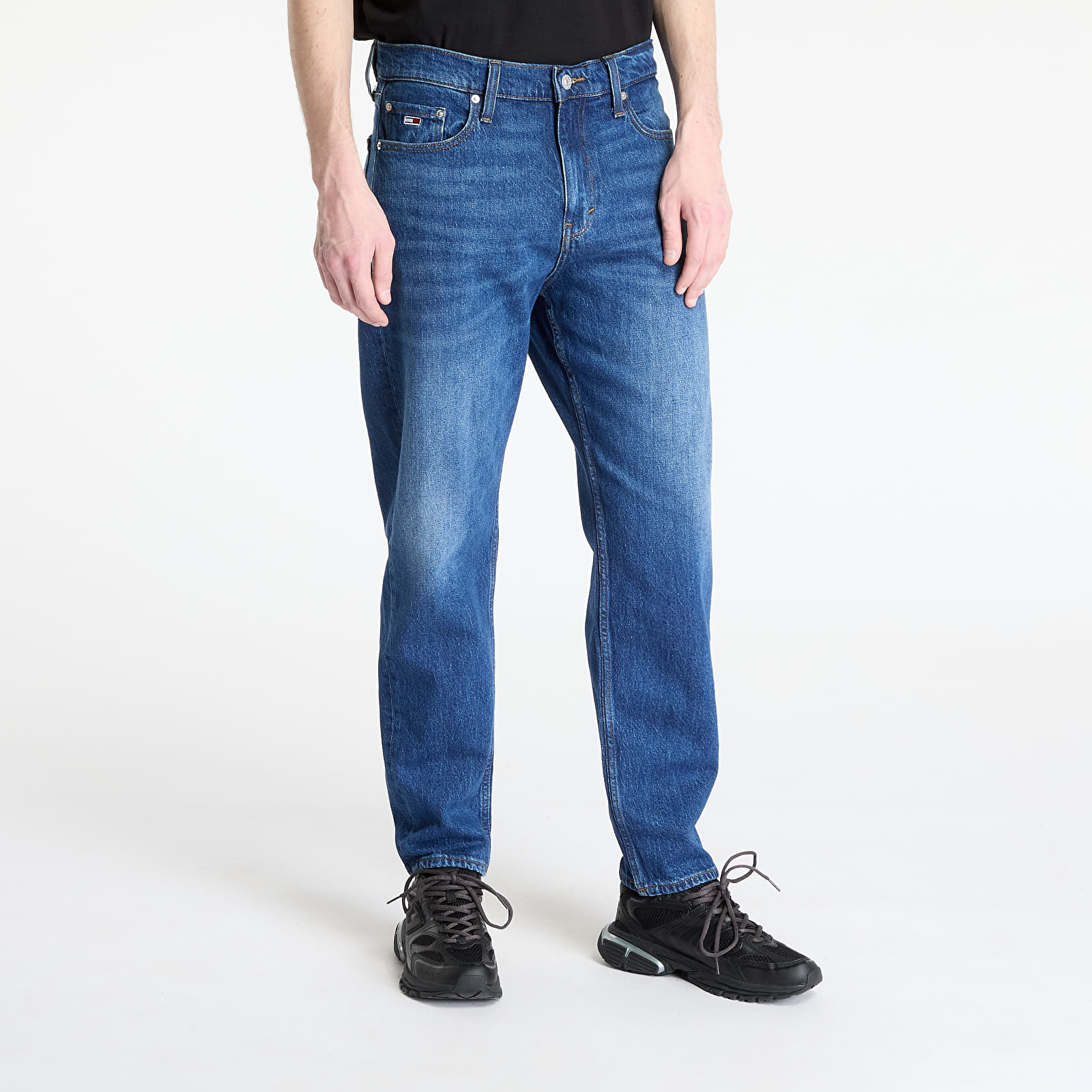 Herren-Jeans Tommy Jeans Isaac Relaxed Tapered Jeans Denim Dark