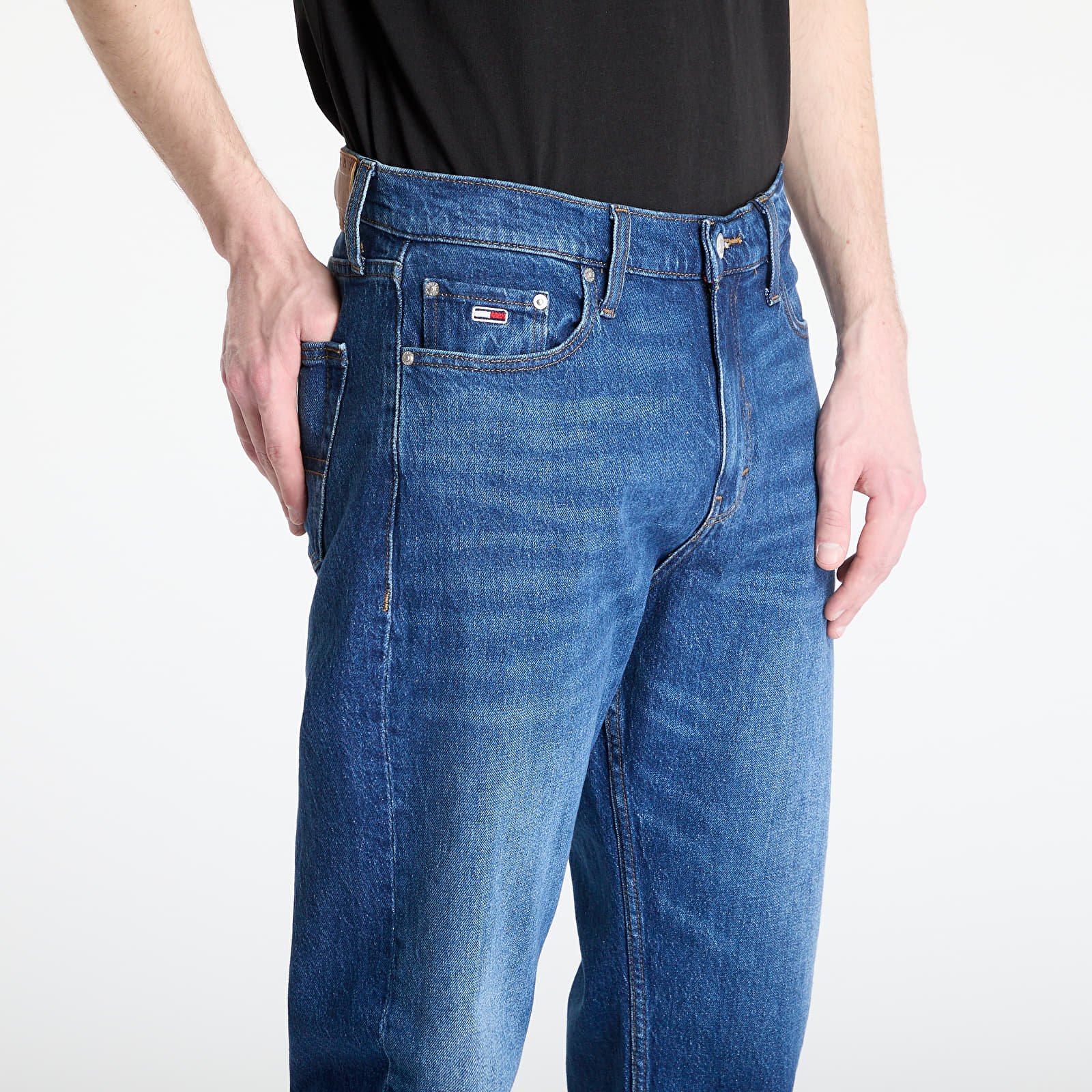 Herren-Jeans Tommy Jeans Isaac Relaxed Tapered Jeans Denim Dark