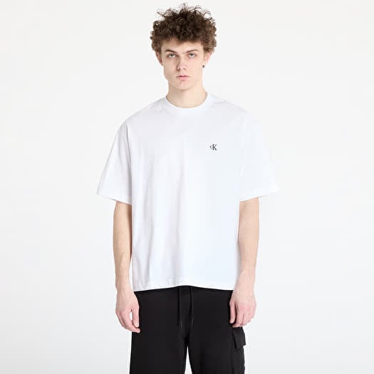 Tricou Calvin Klein Jeans Ss Relaxed Archive Logo Tee White