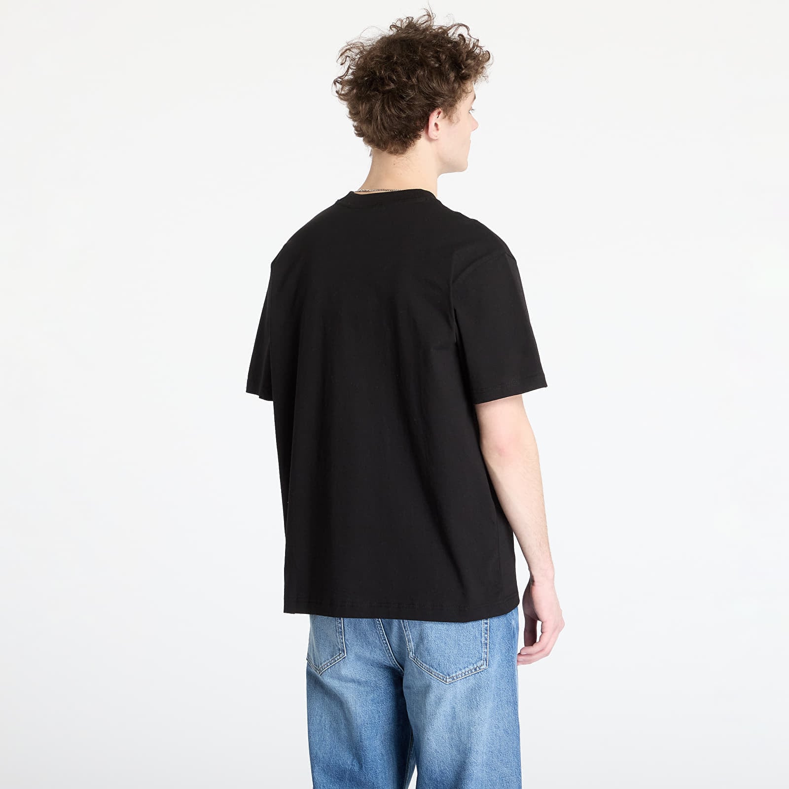 T-shirt Calvin Klein Jeans Woven Label Relaxed Tee Black M