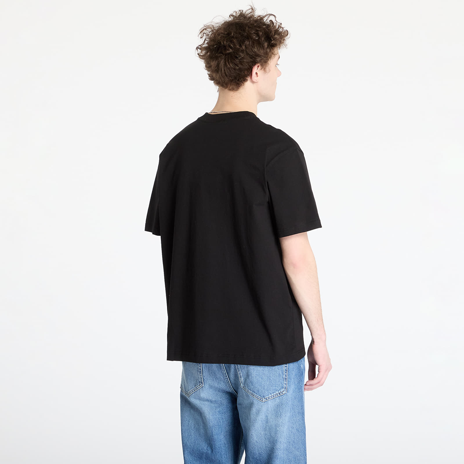 Men's T-shirts Calvin Klein Jeans Woven Label Relaxed Tee Black