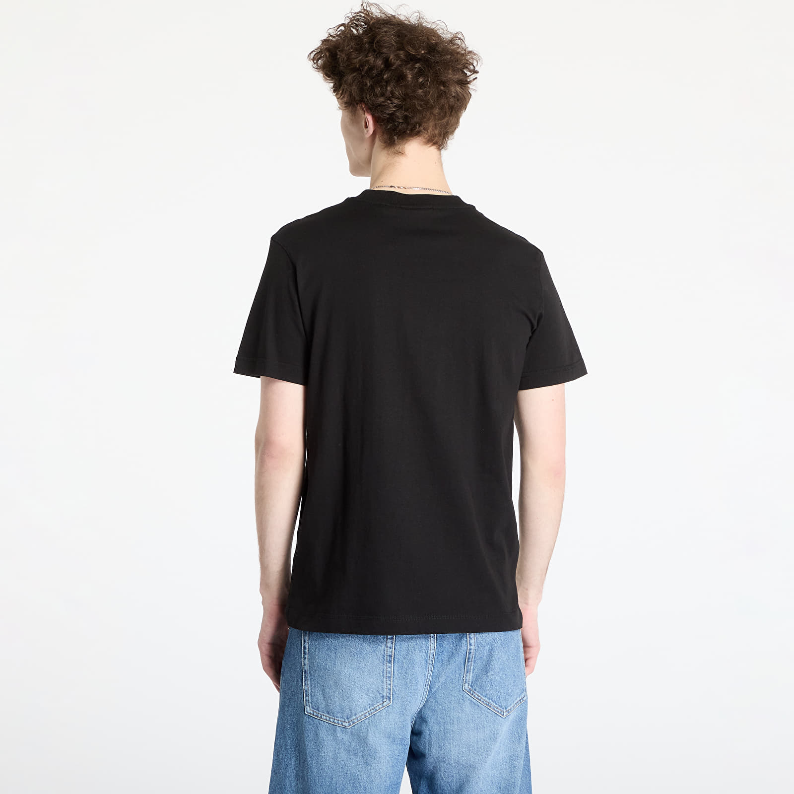 Camisetas hombre Calvin Klein Jeans Woven Label Regular Tee Black