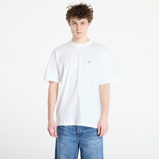 T-shirt Calvin Klein Jeans Woven Label Relaxed Tee White