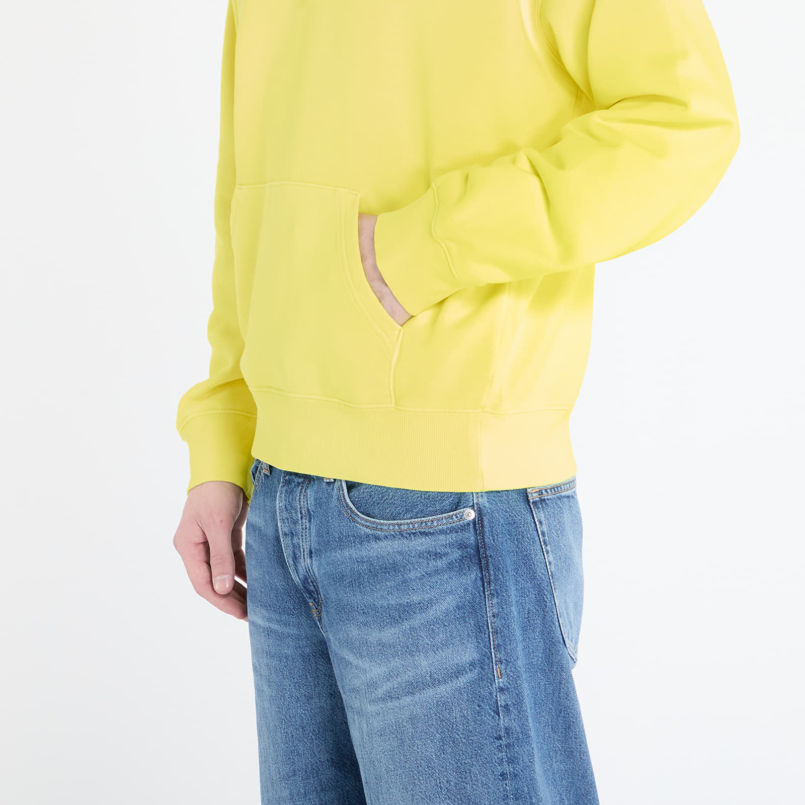 Herren-Sweatshirts Carhartt WIP Hooded Industry Sweat UNISEX Lumo Yellow Garment Dyed