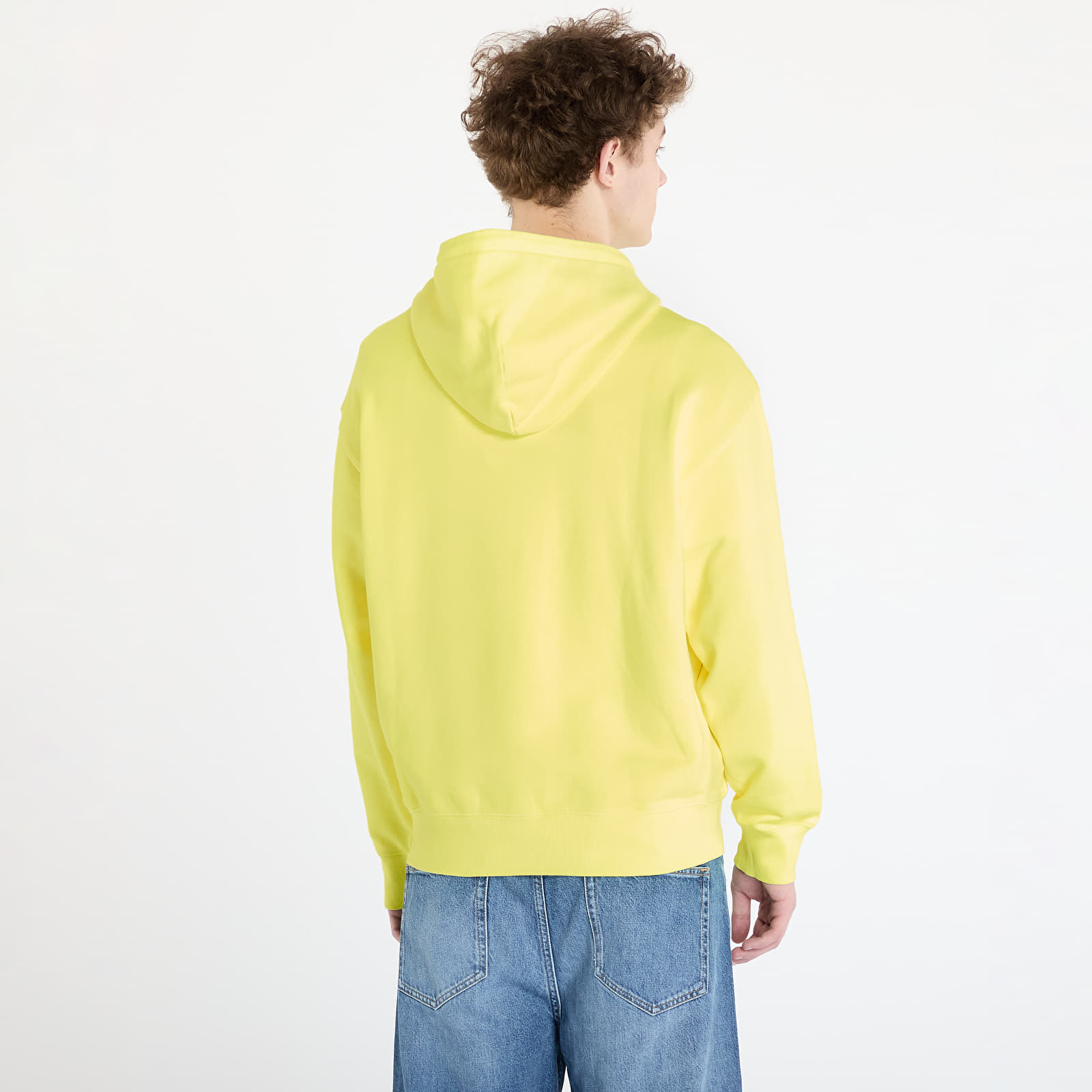Herren-Sweatshirts Carhartt WIP Hooded Industry Sweat UNISEX Lumo Yellow Garment Dyed