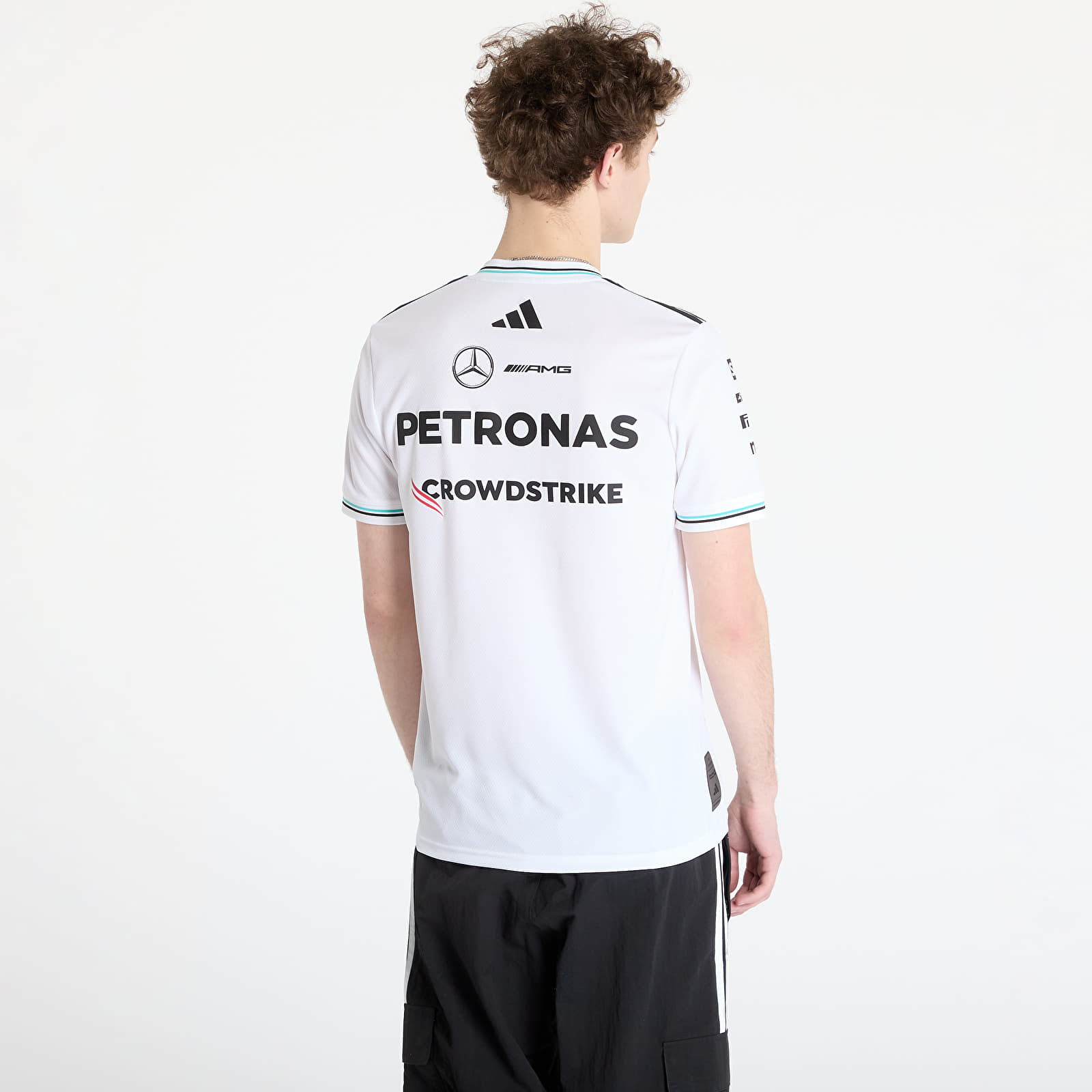 Camisetas adidas x Mercedes Amg Petronas Formula One Team Driver Authentic Jersey White/ White/ Black
