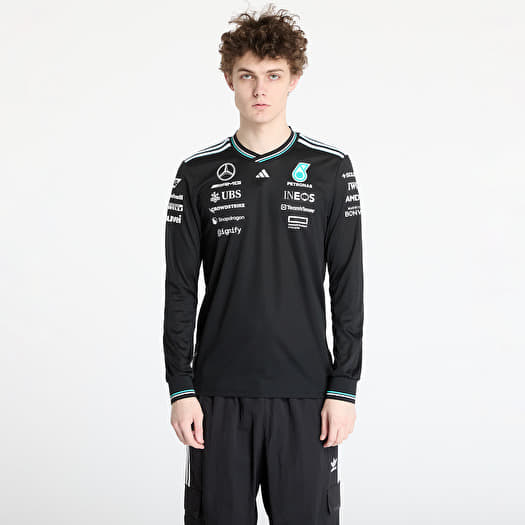 Džemperis adidas x Mercedes Amg Petronas Formula One Team Driver Authentic Long Sleeve Jersey Black/ Black/ White