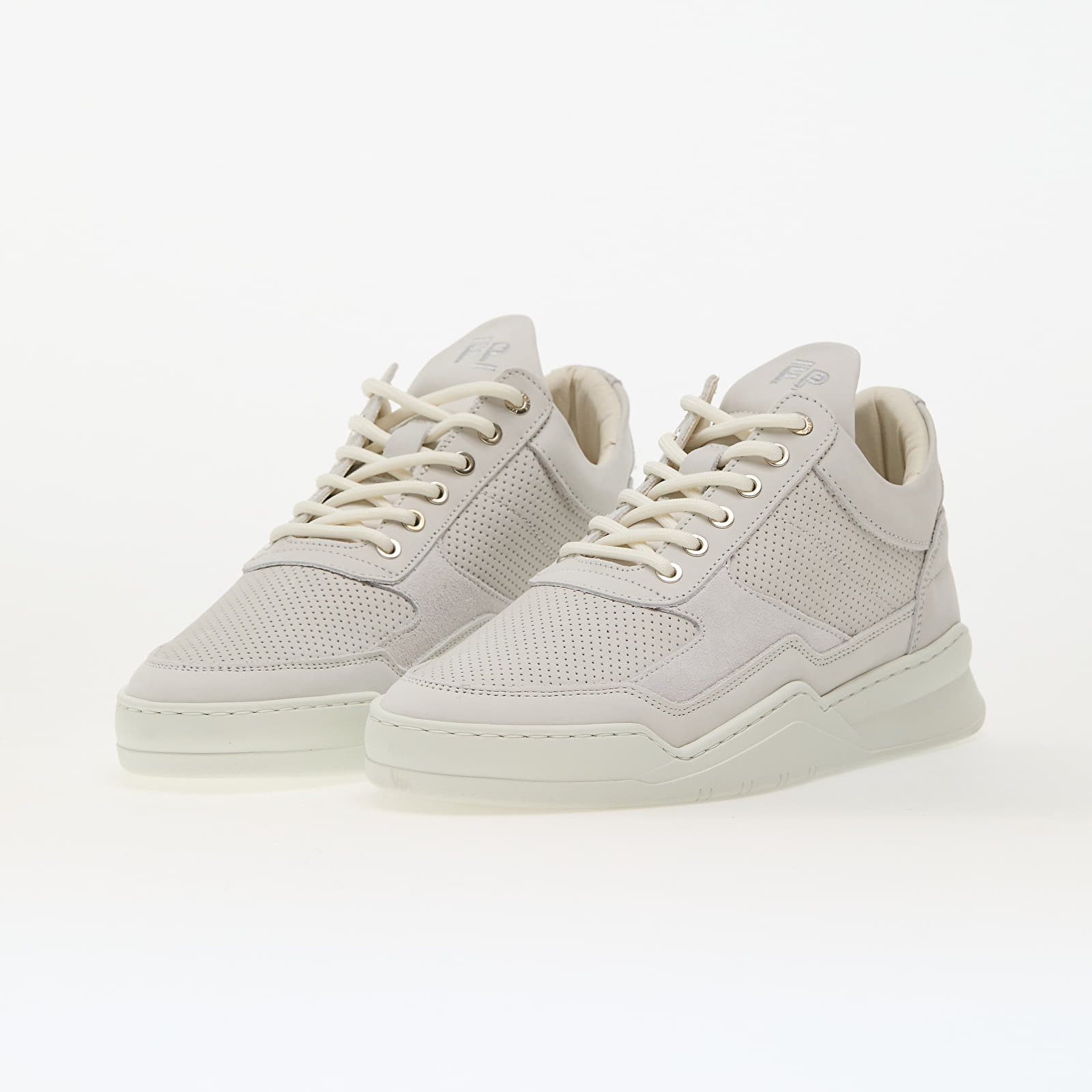 Мужская обувь Filling Pieces Low Top Ghost Panel All White