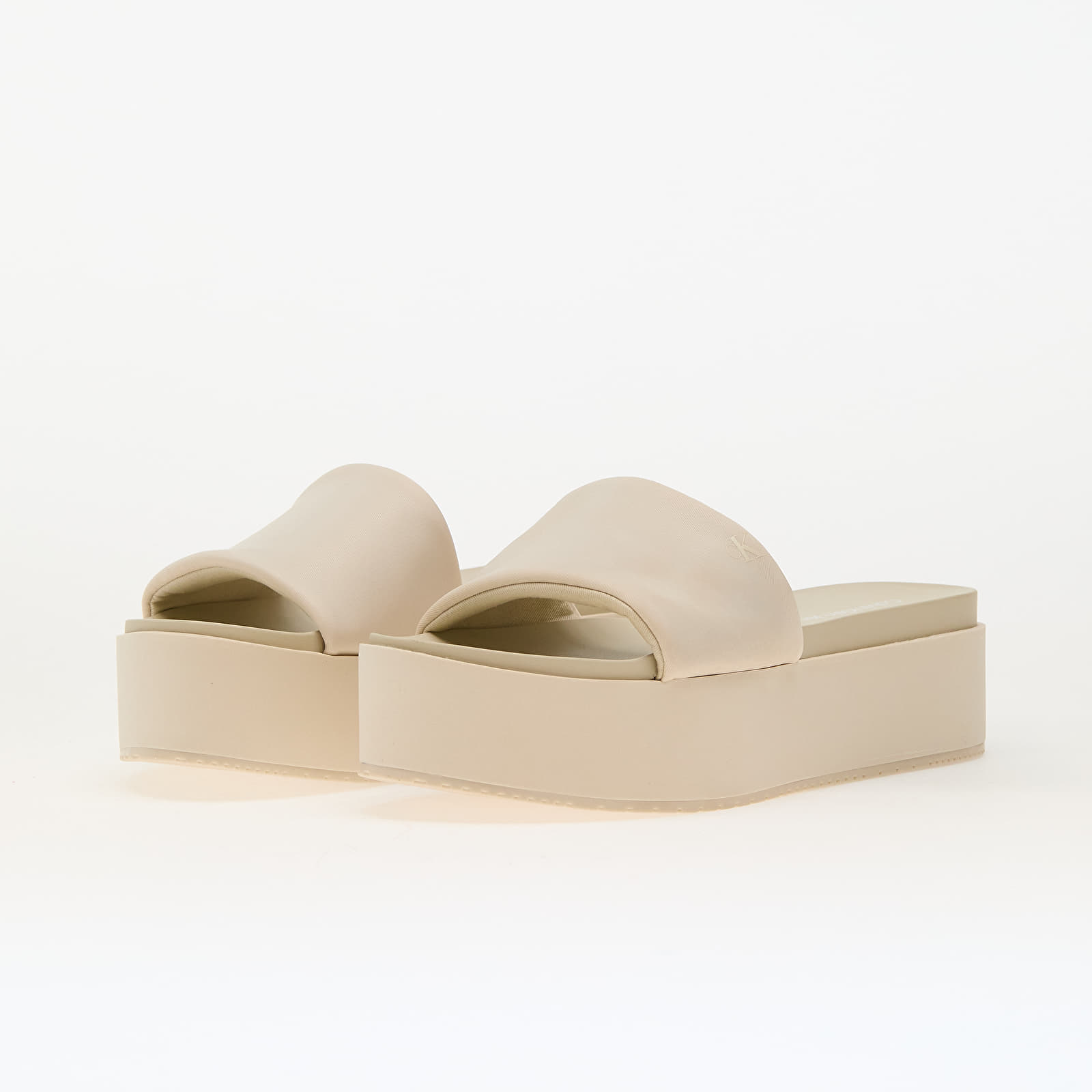 Women's sneakers and shoes Calvin Klein Jeans Flatform Sandal Slid Beige