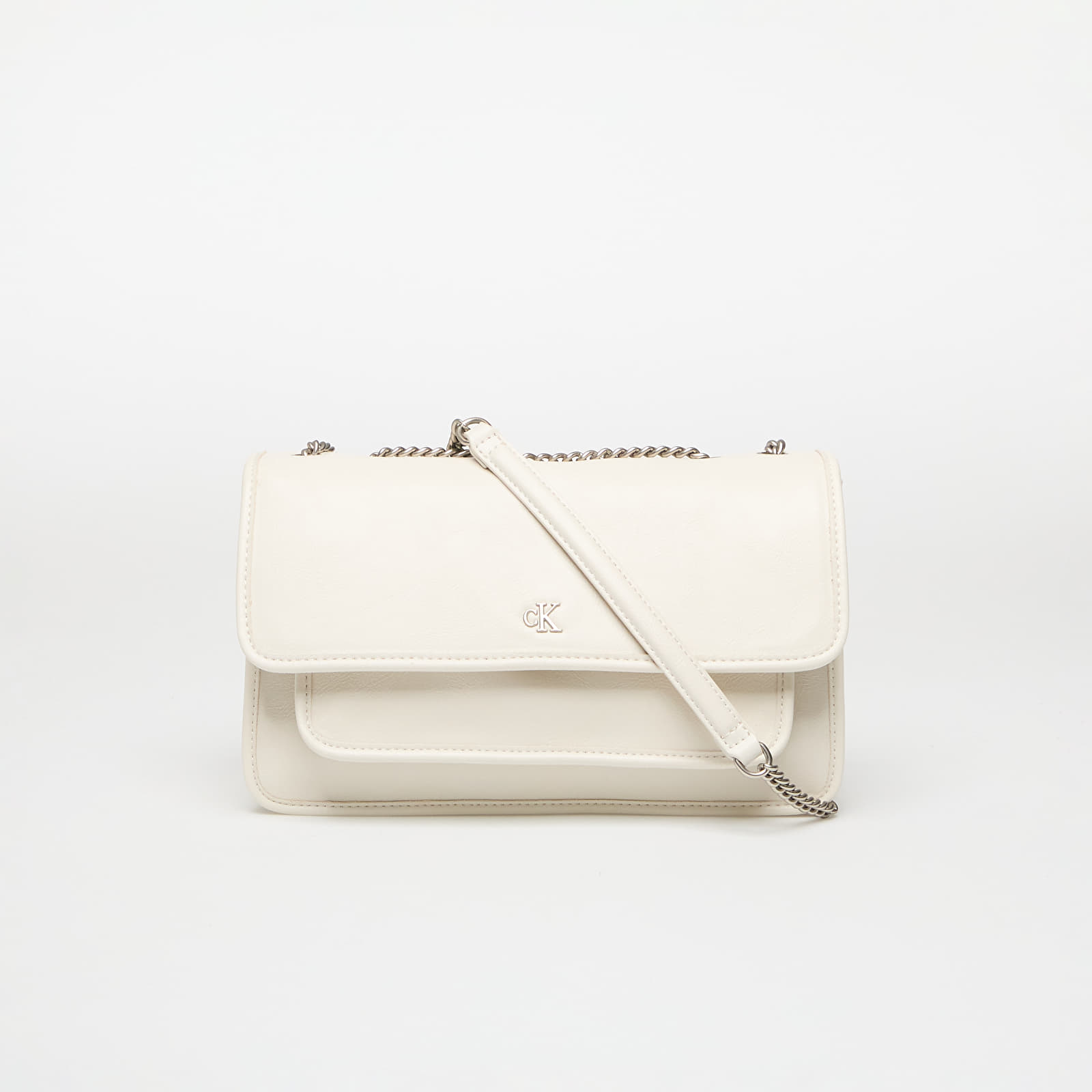 Bolsos Calvin Klein Jeans Chain Ew Flap Conv Bag Beige
