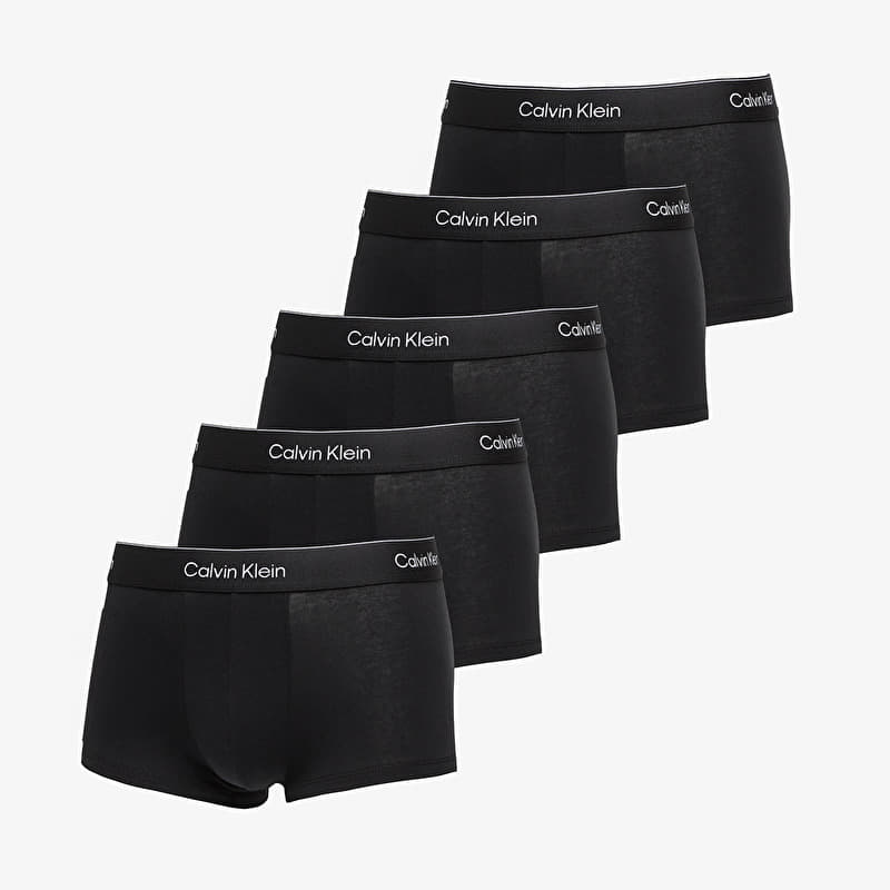 Boxershorts Calvin Klein Icon Cotton Stretch Low Rise Trunk 5-Pack Black