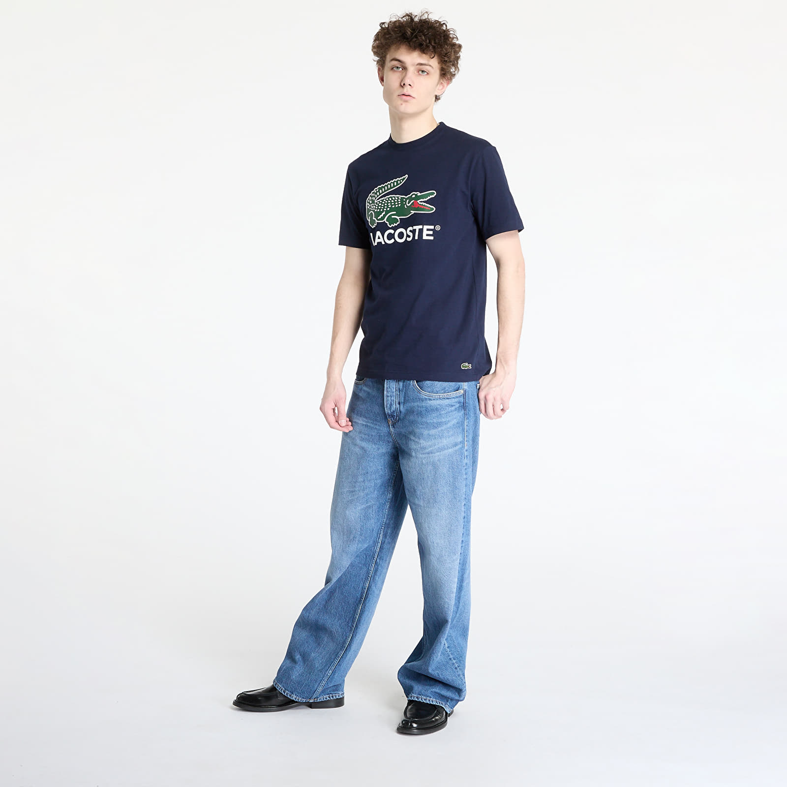 T-Shirts LACOSTE T-shirt Moyen Navy Blue
