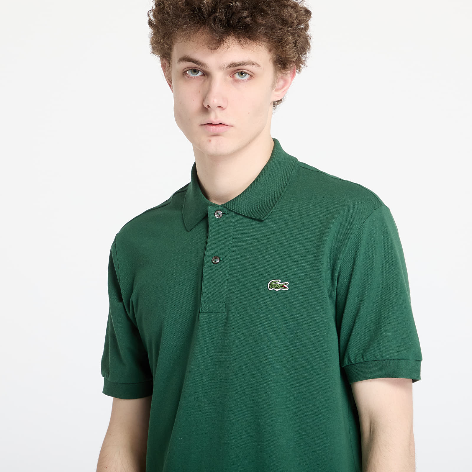 Majice LACOSTE Light Pique Polo Shirt Green