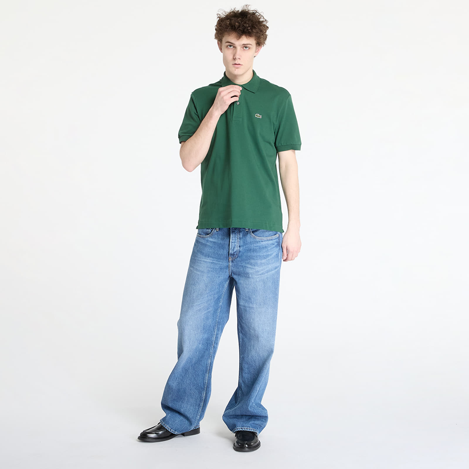 Majice LACOSTE Light Pique Polo Shirt Green