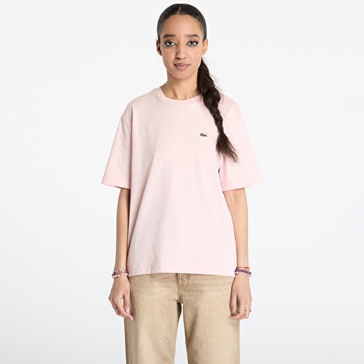 Μπλουζάκι LACOSTE Soft Cotton T-shirt Rose Pale
